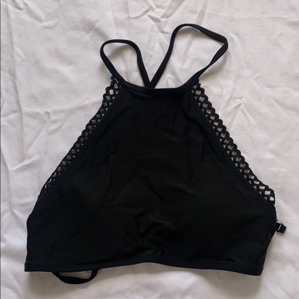 Black aerie halter bikini